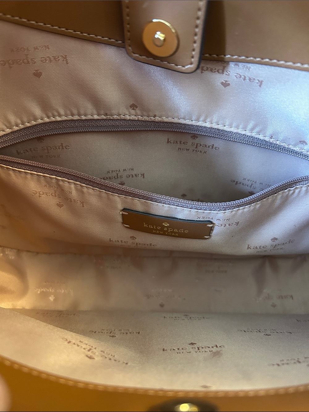 kate spade Brown Pebbled Leather Shoulder Hobo - Picture 4 of 13